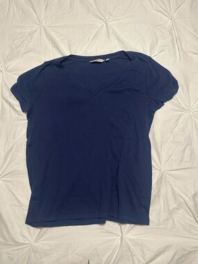 Vineyard Vines Navy Short-Sleeve V-Neck Tee
